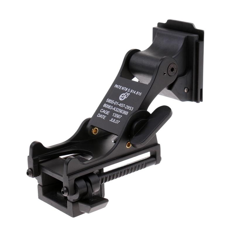 Easy Install Metal Goggles Holder Flip Up Down Adjustable Mount for PSV-14 Night Game Outdoor Sports