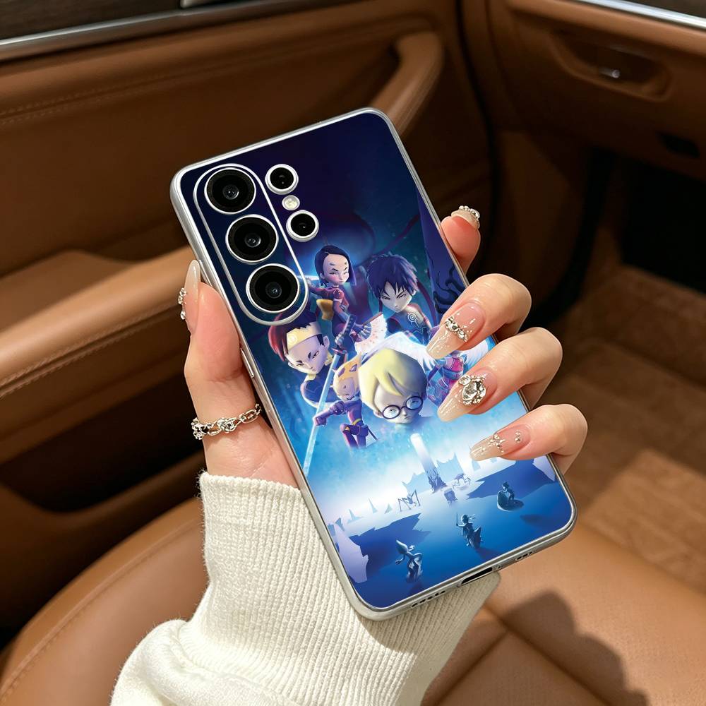 c-Code Lyoko Clear Phone Case for Samsung S25, S24, S21, S22, S23, S30, Ultra, S20, Plus, FE, Lite
