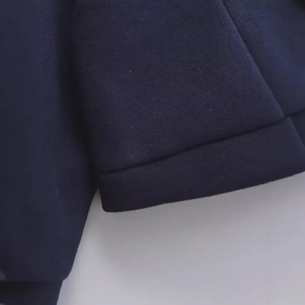 2024 Autumn/Winter European & American Women's Loose Woolen Coat