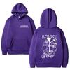 Hot Sale 90s Hip Hop Skull Print Hoodie 2024 Men Women Vintage Y2k Casual Streetwear Unisex Black Fleece Long Sleeve Sweatshirt