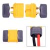 Yiqigou 2pcs Amass XT60 XT60H Male Plug Connector Converts To XT60 XT60H Female Plug Connector Via 30cm 14AWG Silicone Cable