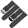 Vodotěsný gumový silikonový řemínek na hodinky Pánský řemínek pro AP 15710 26067 26470 15703 26178 Aibi Royal Oak Offshore Series 28mm Černý