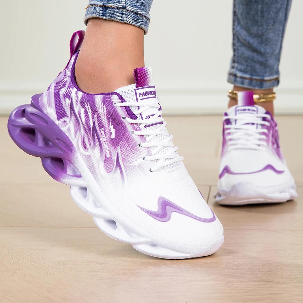 2025 Laufschuhe Herren Damen Leichtgewicht Mesh Atmungsaktiv Unisex Bequem Flach Weich Tennisschuhe Sommer Schnür-Sneakers Mann