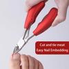 Professional Nail Clippers, Correction Thick Nails Ingrown Paronychia Trimmer, Edge Cutter, Manicure Scissor Pedicure Tool