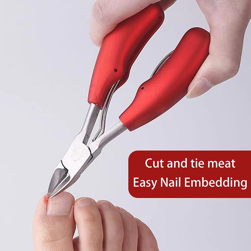 Professional Nail Clippers, Correction Thick Nails Ingrown Paronychia Trimmer, Edge Cutter, Manicure Scissor Pedicure Tool