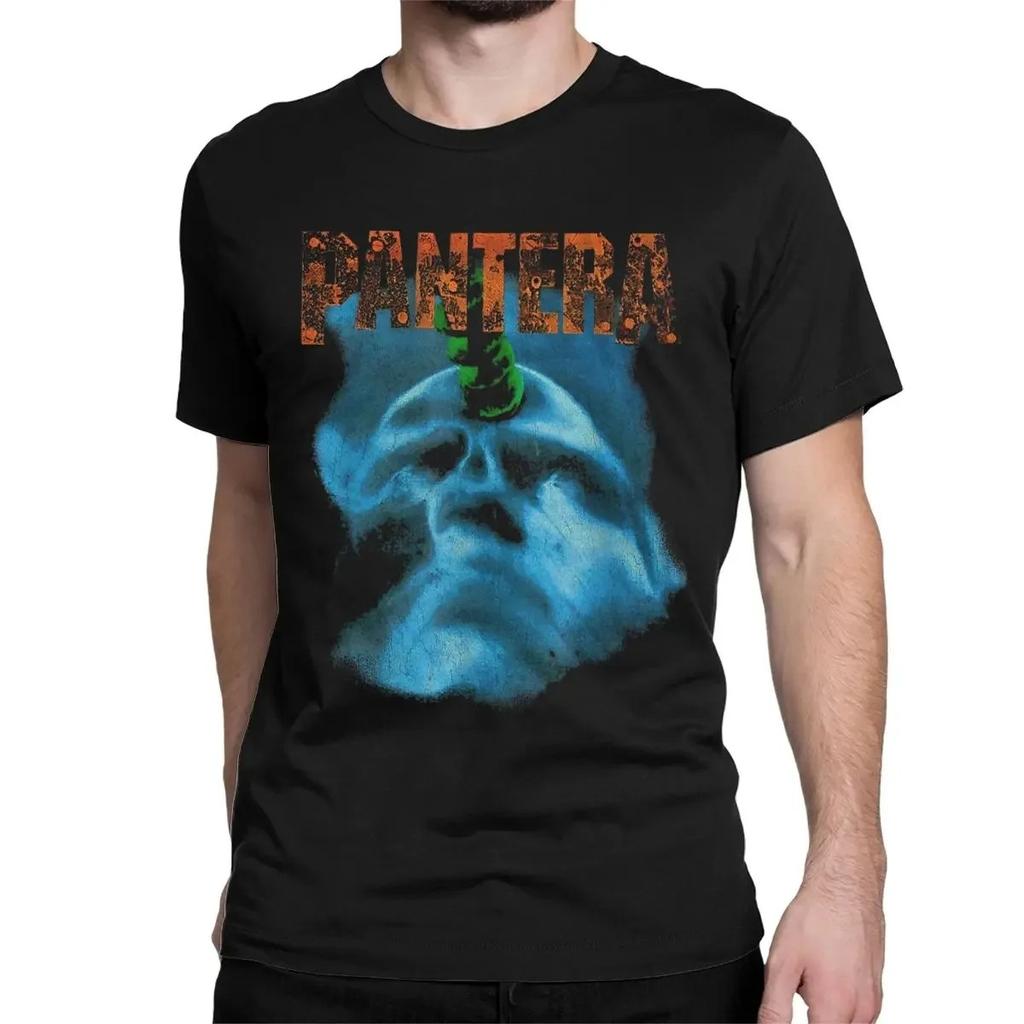 American Heavy Metal Band Pantera Poster Graphic Print Tshirt Men Women Crewneck Cotton Tee New  Harajuku Fashion Oversized Top
