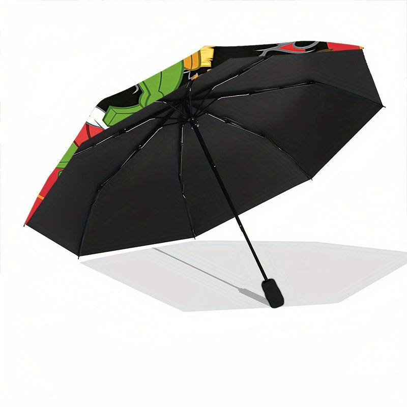Looney Tunes Automatic Open Umbrella Compact Foldable Design, Durable Fabric for Casual Travel Companion for Outdoor A0822001