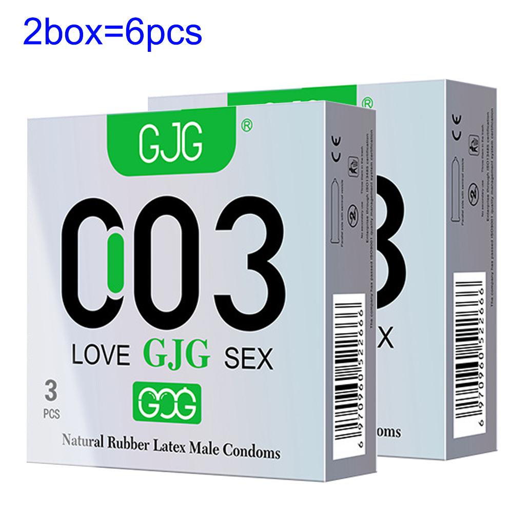 003 Ultra-thin Condom Super Safe Super Smooth Latex Condom Penis Ring Sex Product for Adult