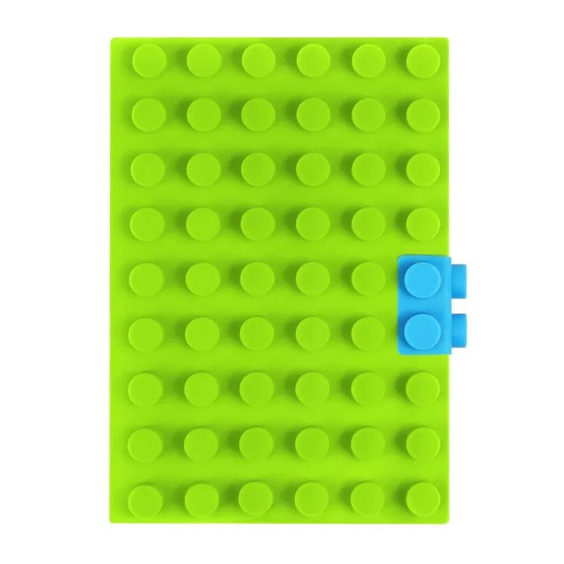 Kreative Spaß Candy Farbe Bausteine Weiche Silikon Shell Notebook Nette Student Schreibwaren Zeitschriften Buch Büro Zubehör