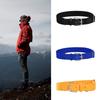 Cloth Waist Belts with Metal Buckle Thin Adjustable Waist Belt Universal Woman Man Outdoor Trousers Coat Waistband