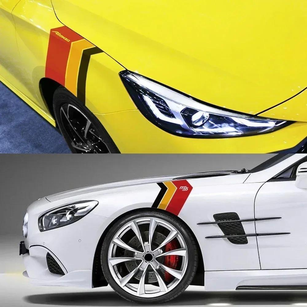 Side Body Decorative Stickers Set For Mazda MPS CX5 CX3 CX8 MS Demio Atenza Axela Fender Racing Style Weatherproof Vinyl Decals
