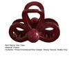 Hair Claw Three-Dimensional Hollow Bow Design Back Head Hair Clip Glossy Texture Stable Grip Hair Accessory