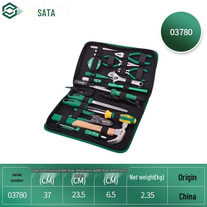 SATA 25-Piece Basic Electrician Home Repair Tool Kit
