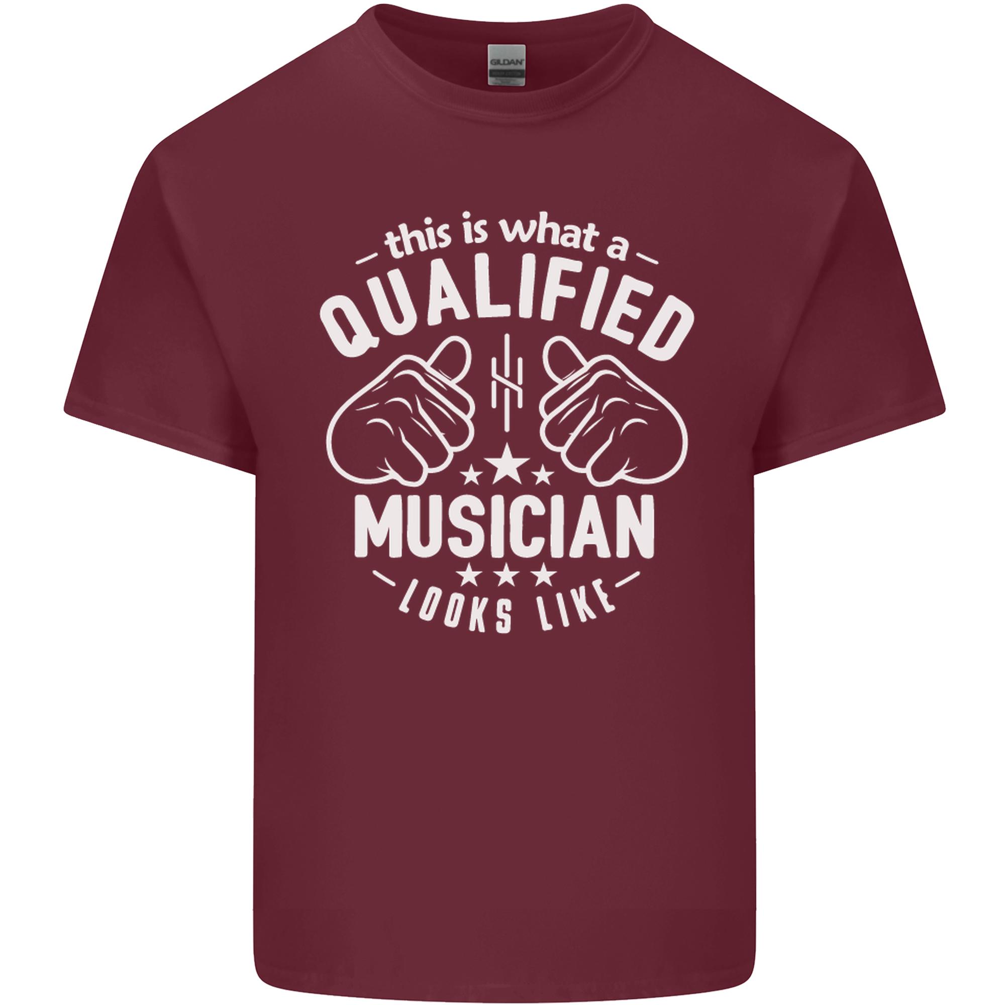 A Qualified Musician Looks Like Unisexs Light Cotton TShirt S