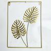 1PC Colorful Iron Leaves Modern Living Room Wall Decoration TV Sofa Background Wall Entrance Hanging