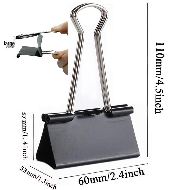 Colored Small Metal Binder Clips for Office and Stationery Use