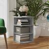826367 vidaXL Sideboard Sonoma Grey 35x35x55 Cm Engineered Wood