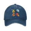 Divertente Prepara Urano per Baseball Cock Cappellino da Sole Corsa Hippie Regolabile Lavato Hip Hop Cappelli Coppia Donna y2k Carino Snapback Cappellino