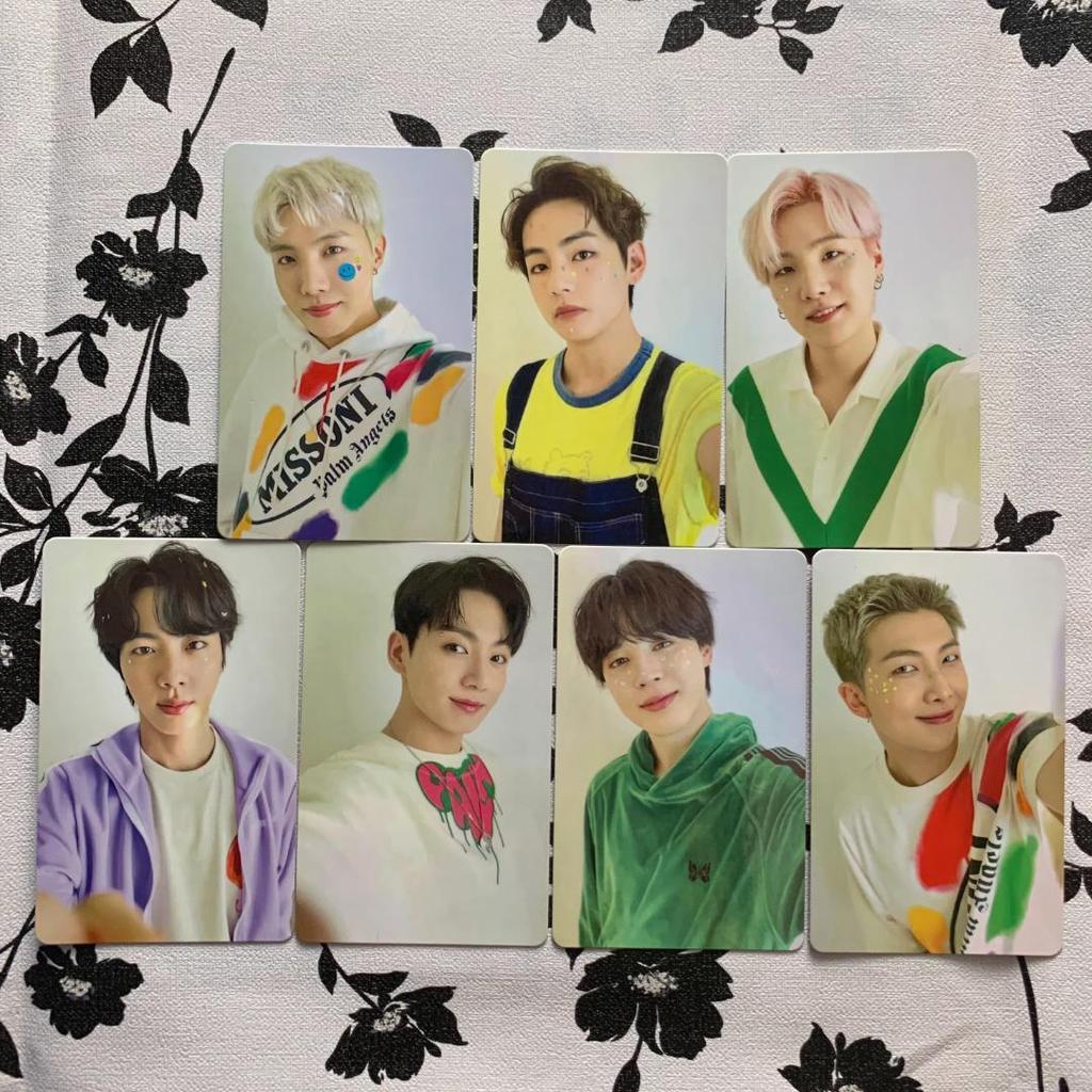 [USED] BTS Fan Club Lottery Bonus Magazine Survey JPFC Trading Cards (7 Cards)