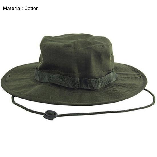 Sun Hat Snap Closure Wide Brim Multipurpose Camouflage Bucket Boonie Hat for Hunting
