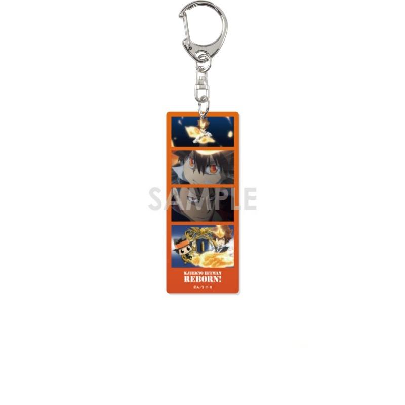 

ccc Anime Katekyo Hitman Reborn Acrylic key chains Desk Decor Figures Sawada Tsunayoshi Gokudera Hayato Cosplay holiday 6 cm