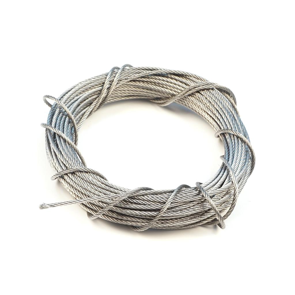 EWR5472-1 Window Regulator Repair Cable Steel Wire Rope 7x7 Diameter: 1.5 Mm Length : 10 Meter for Car Window Regulator