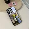 Cute Fun M-MovieS S-Shreks Back Phone Case for Iphone 17 16 15 14 Air 13 12 11 Pro Max Mini Plus Fundas Shell PC+TPU Cover