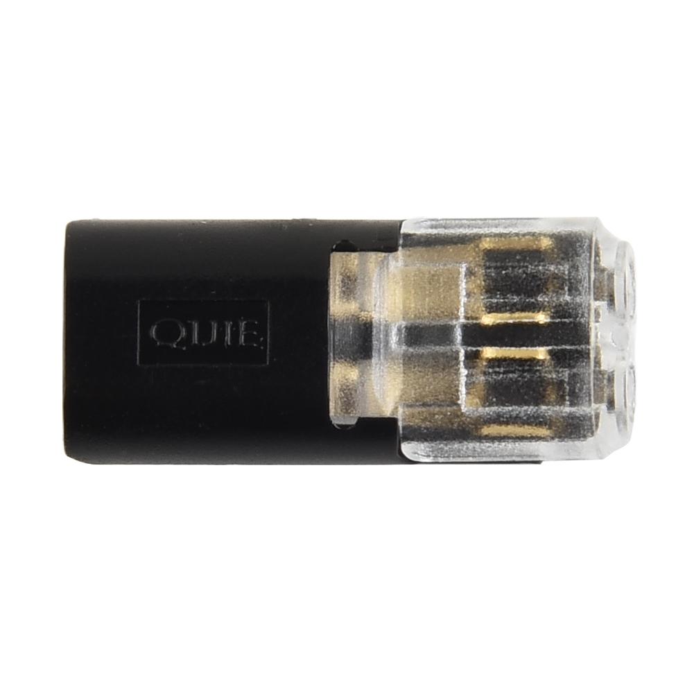 Clip Cable Clamp Terminal Automatic Double Head PVC Wire 10A 10Pcs 21.8*9.8*6.15mm 2pin 300V Connection Connector