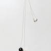 August Harmony 925silver Onyx Ball Necklace