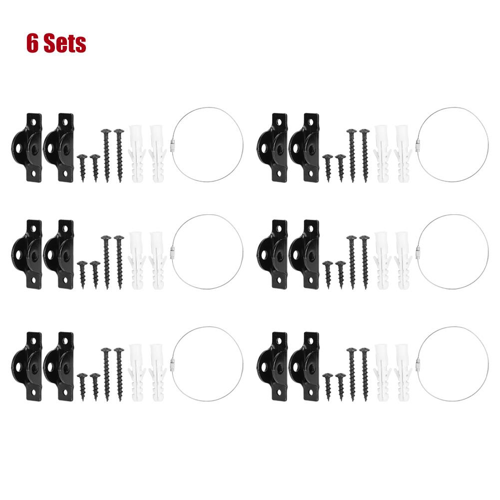 6 Sets Household Furniture Steel Wire Anti Falling Tool Hardware Accessories for Kid Safety