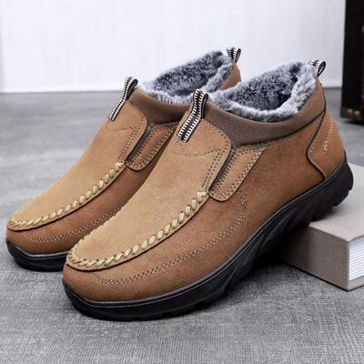 Zimowe wyściełane buty męskie Casual Plus Size bawełniane buty