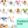 Spot Hamster Golden Bear Hat Hamster Clothes Pet Headwear Hat Honey Bag Flower Branch Dutch Pig Bag Set