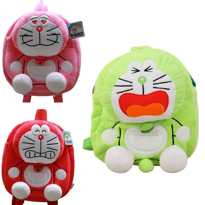 Doraemon Colors Multiple Backpack Plush Toy Shoulder Bag Kids Gift Decoration