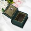 Ring Case Book Shape Jewelry Organizer Ring Box Wedding Magnetic Closure For Men Engagement Proposal Birthday Travel Christmas