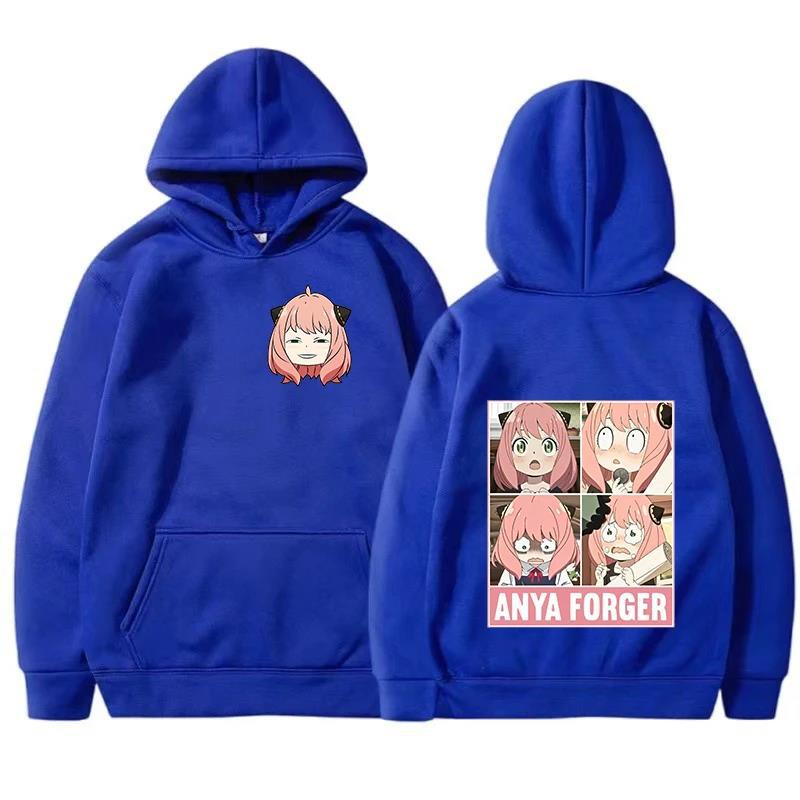 Harajuku Anime Spy X Family Plus Size Men's Hoodie Brand Hoody Y2K Clothes Vintage Fashion Long Sleeve Pullovers