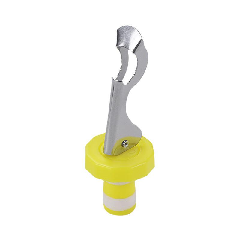 Silicone Vacuum Wine Bottle Stopper: Leak-Proof, Manual Press Seal for Beer and Wine