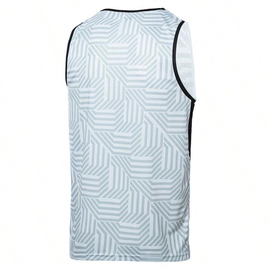 Under Armour Logo Print Breathable Tank Top And Loose Knit Shorts Basketball Set Men Sets White 23500102-100+21500202-100