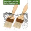 2026 2-Piece Natural Bristle Pastry Brushes, 2-Inch Basting & Sauce Tools