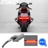 Waterproof 8 Inch LED Light Strip for Motorcycle Flexible Universal 32 LED Tail Brake Turn Signal Lights