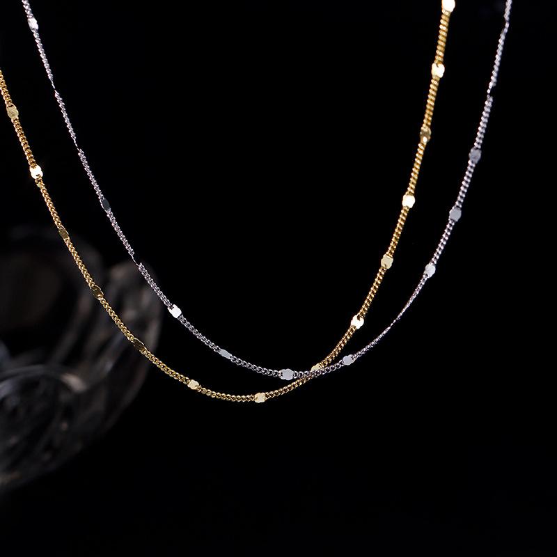 New 925 Silver Simple Chain Anklet Personalized Charm Anklet Birthday Gift for Women Exquisite Jewelry