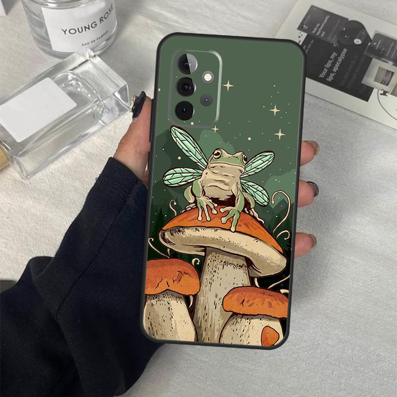 Cottagecore Frog Aesthetic Phone Case For Samsung Galaxy A34 A54 A14 A13 A23 A33 A53 A73 A52 A42 A32 A22 A12 A51 A71