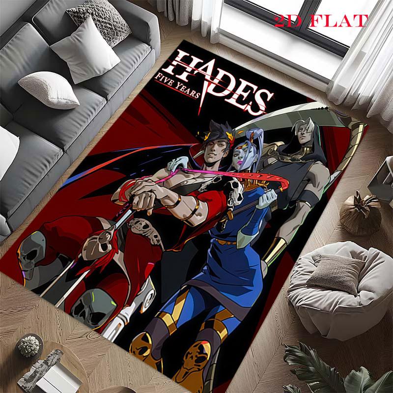 Hades game Carpet Rug for Living Room Bedroom Home Sofa Decoration,Kids play Nonslip Floor Mat