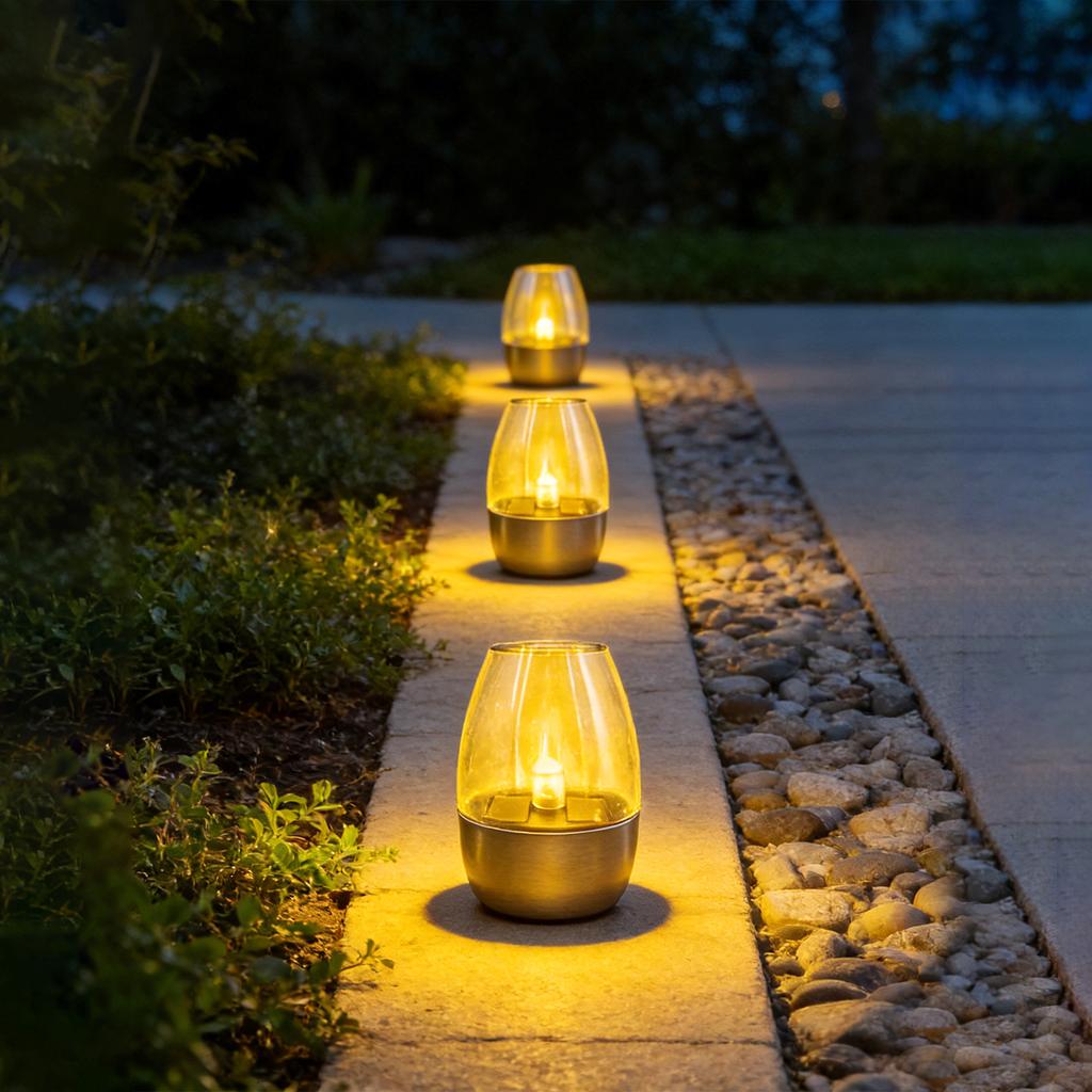 Solar Candle Lights, Table Lamp, Wine Glass Candle Lights, Portable Candle Lights, Led Night Light, Solar-Powered Candle Lamps For Indoor