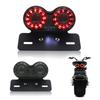 MFC PRO Taillight Motorcycle Brake Light Turn Signal with License Plate Bracket Universal Stop Lamp Turn Signal Tail Light