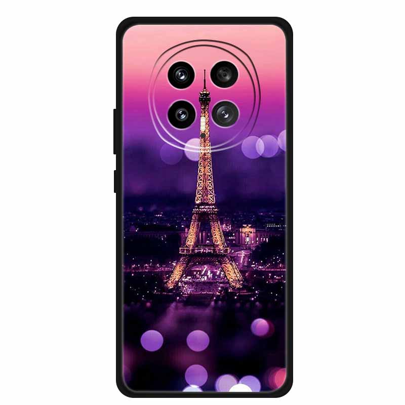 For Honor Magic8 5G 2025 Phone Case 6.58" Tiger Lion Cats Soft TPU Black Silicone Back Cover For Honor Magic 8 Fundas Shockproof