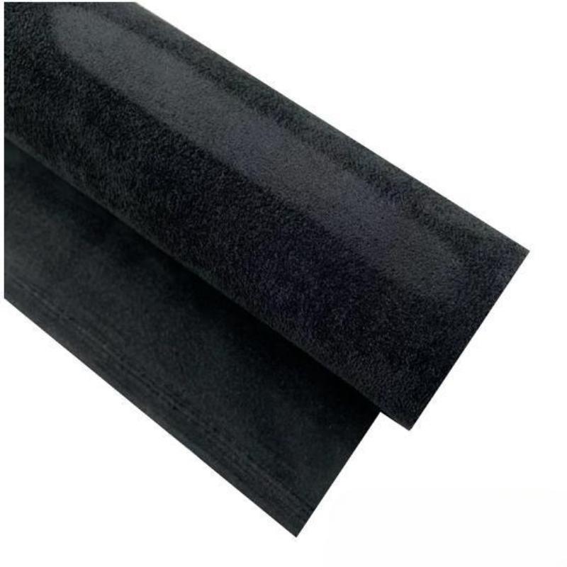 30cm/50cm*149cm Blue Black Self Adhesive Suede Fabric Stretch Sticky Velvet Upholstery Fabrics for Jewellry Box Car Interior