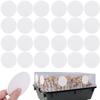 24PCS Mushroom Filter Discs Mushroom Adhesive Filter Discs Cotton Pad Screen for Humidity Retention Moisture Preservation Indoor
