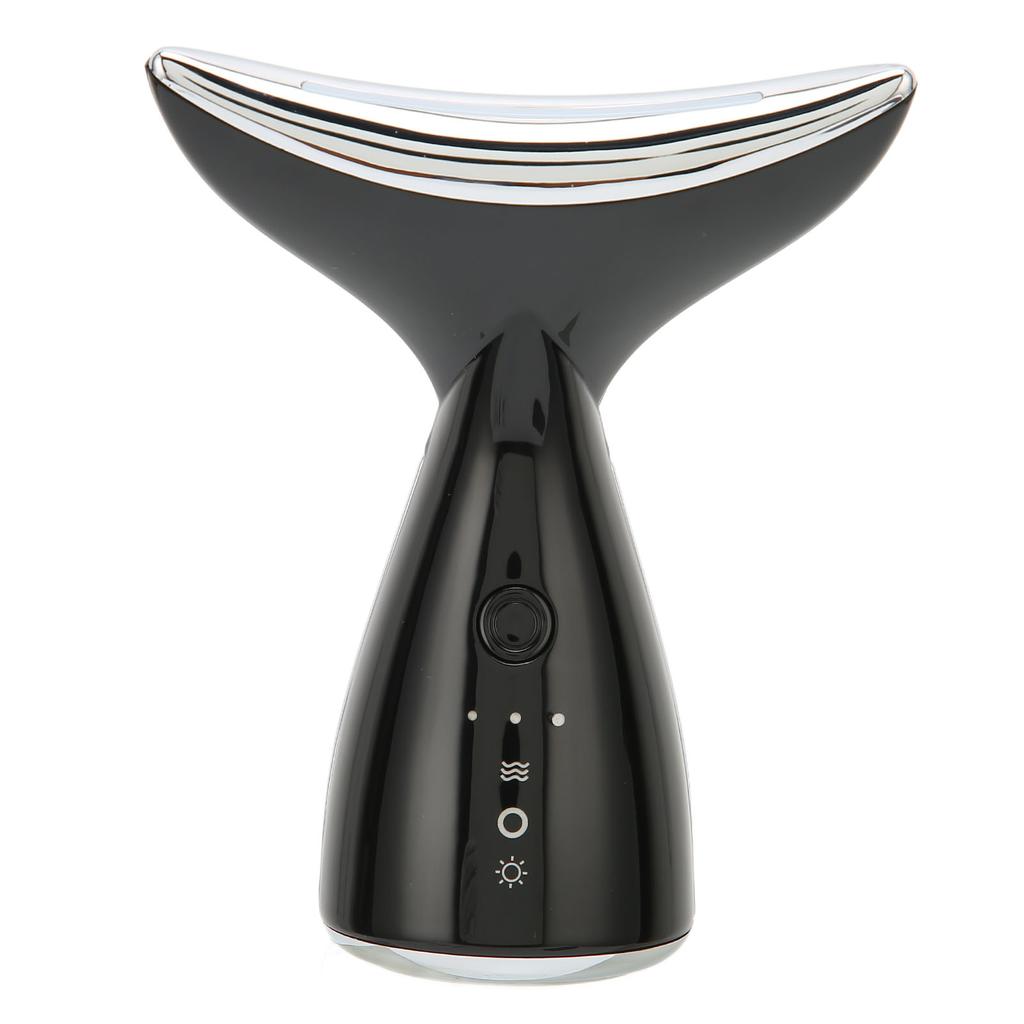 Neck Skin Rejuvenation Massager 3 Color Lights Vibration Promote Circulation Neck Beauty Device