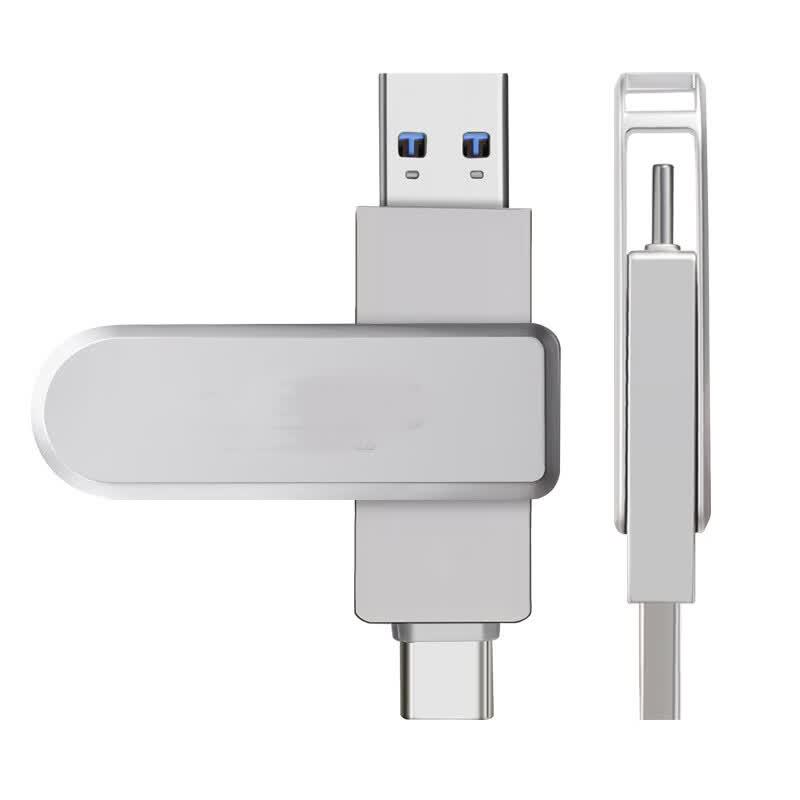 OLOEY Dual-Head Rotating USB 3.0 & Type-C Flash Drive