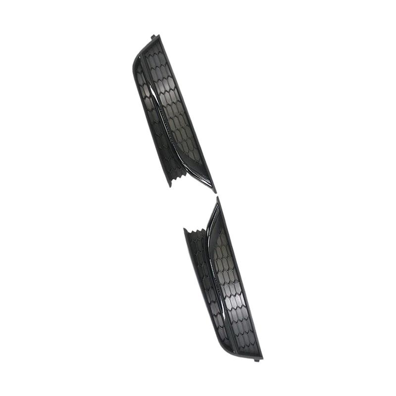 A28G-1Pair Fog Light Grill Front Bumper Lamp Grill For Passat 2012-2015 US Edition 561853665E 561853666C